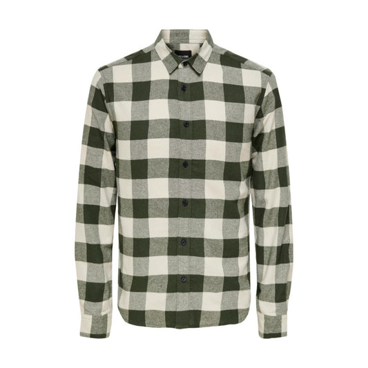 ONLY&SONS Gudmund Check Green