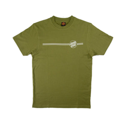 SANTA CRUZ Opus Dot Stripes Tee Pine